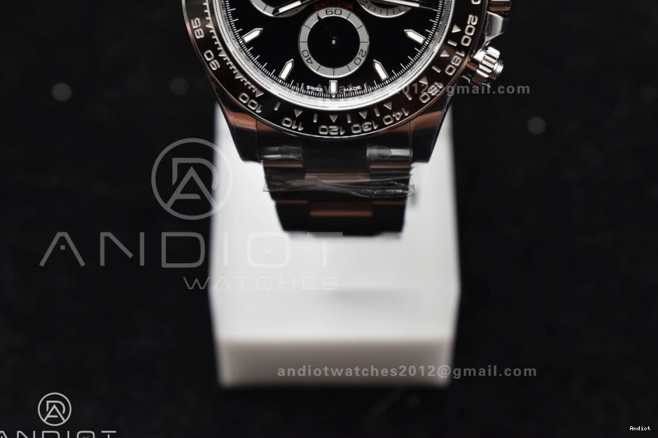 SBF 1:1 Factory VS Steel 126500 Black Rolex Daytona Movement 1051 904L SL4801 SunProtective Dial in 0810